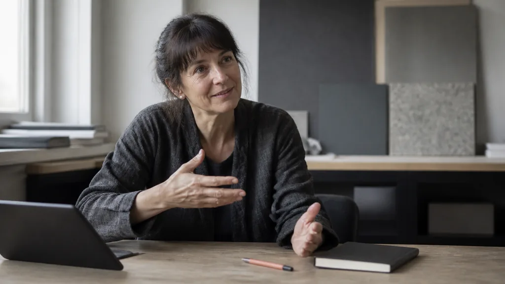 Entretien des élèves de 3e3 avec Marianne Petit à Rivesaltes